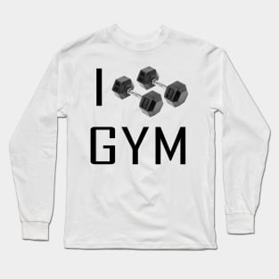 i love gym Long Sleeve T-Shirt